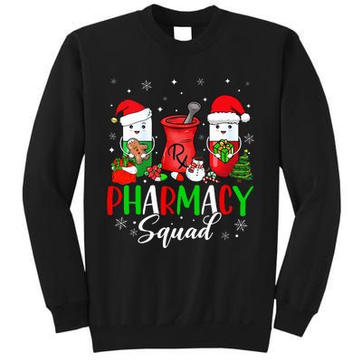 Funny Pharmacy tech Squad Christmas Matching Holiday Pajama Sweatshirt