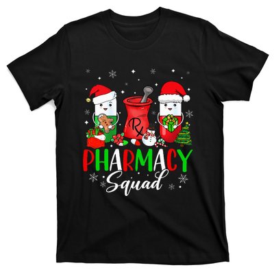 Funny Pharmacy tech Squad Christmas Matching Holiday Pajama T-Shirt