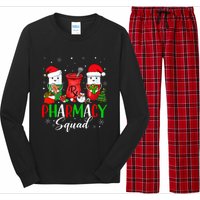 Funny Pharmacy tech Squad Christmas Matching Holiday Pajama Long Sleeve Pajama Set