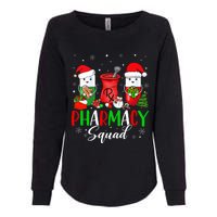 Funny Pharmacy tech Squad Christmas Matching Holiday Pajama Womens California Wash Sweatshirt