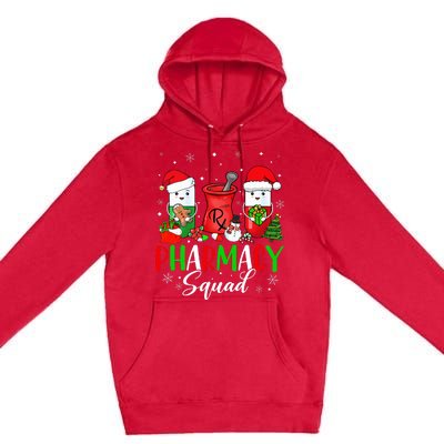 Funny Pharmacy tech Squad Christmas Matching Holiday Pajama Premium Pullover Hoodie