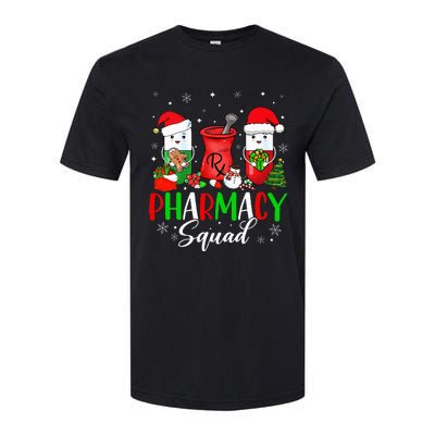 Funny Pharmacy tech Squad Christmas Matching Holiday Pajama Softstyle CVC T-Shirt