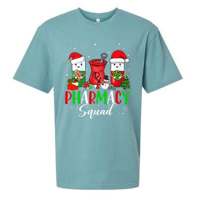 Funny Pharmacy tech Squad Christmas Matching Holiday Pajama Sueded Cloud Jersey T-Shirt