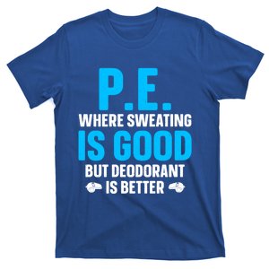 Funny Pe Teacher Art Gym Teacher Appreciation Gift T-Shirt