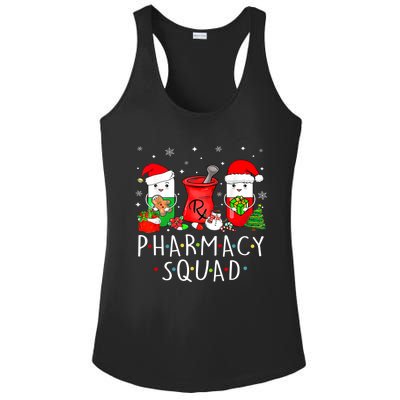 Funny Pharmacy Tech Squad Christmas Ing Holiday Pajama Cool Gift Ladies PosiCharge Competitor Racerback Tank