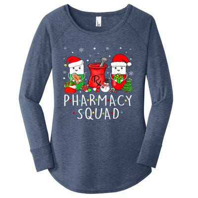 Funny Pharmacy Tech Squad Christmas Ing Holiday Pajama Cool Gift Women's Perfect Tri Tunic Long Sleeve Shirt