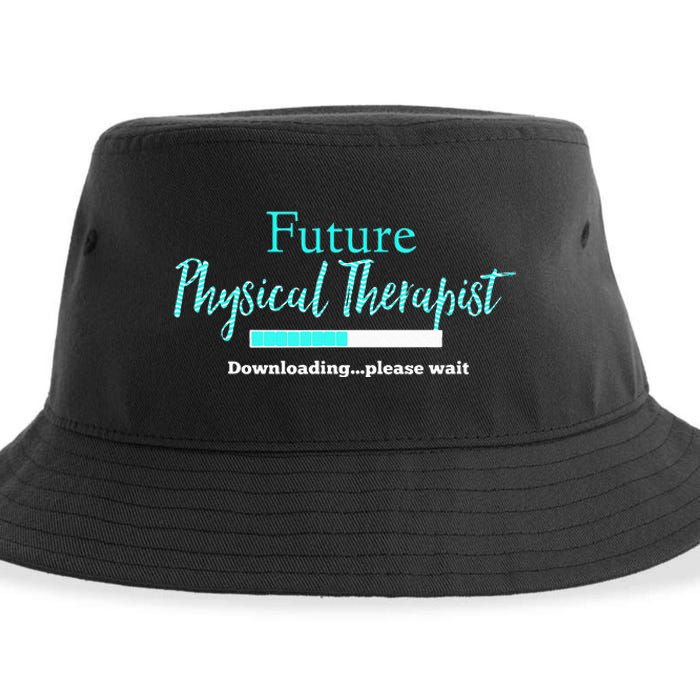 Future Physical Therapist Downloading Please Wait Sustainable Bucket Hat