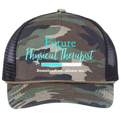 Future Physical Therapist Downloading Please Wait Retro Rope Trucker Hat Cap