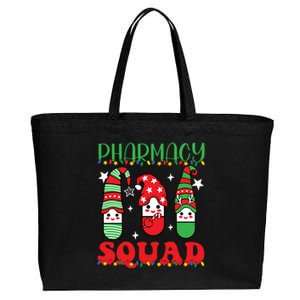 Funny Pharmacy Tech Squad Christmas Matching Holiday Pajama Meaningful Gift Cotton Canvas Jumbo Tote