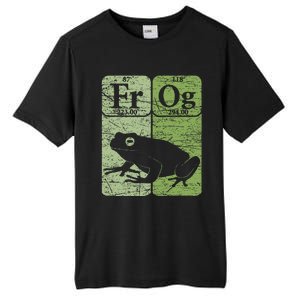 Frog Periodic Table Elements Herpetologist Frog Lover Retro Tall Fusion ChromaSoft Performance T-Shirt