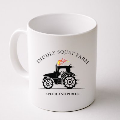 Funny Perfect Tractor Design Diddly Squat Farm Speed And Power Gift Coffee Mug