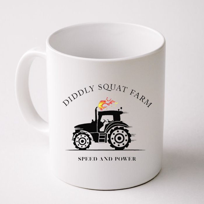 Funny Perfect Tractor Design Diddly Squat Farm Speed And Power Gift Coffee Mug