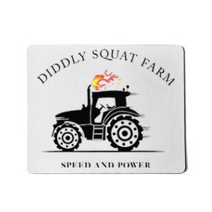 Funny Perfect Tractor Design Diddly Squat Farm Speed And Power Gift Mousepad