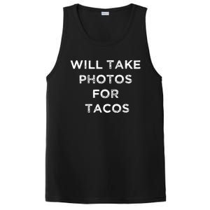 Funny Photographer Tacos Lover Quote Camera Photography PosiCharge Competitor Tank