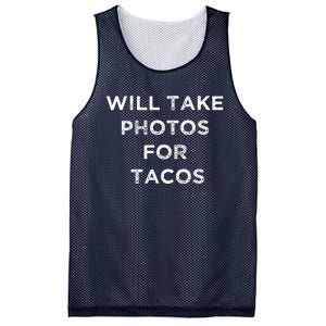 Funny Photographer Tacos Lover Quote Camera Photography Mesh Reversible Basketball Jersey Tank