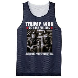 Funny Pro Trump President 47th Elected Win American Cowboy Mesh Reversible Basketball Jersey Tank