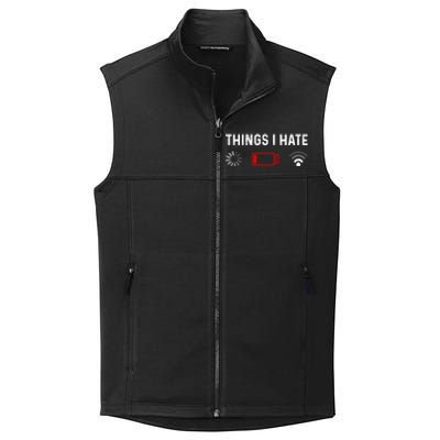 Funny Programmer Things I Hate Gamer Gift Collective Smooth Fleece Vest