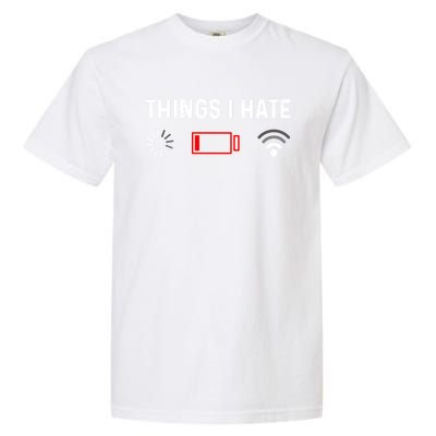 Funny Programmer Things I Hate Gamer Gift Garment-Dyed Heavyweight T-Shirt