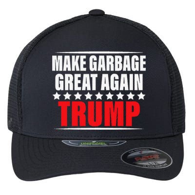 Funny Pro Trump Make Garbage Great Again Gift Flexfit Unipanel Trucker Cap