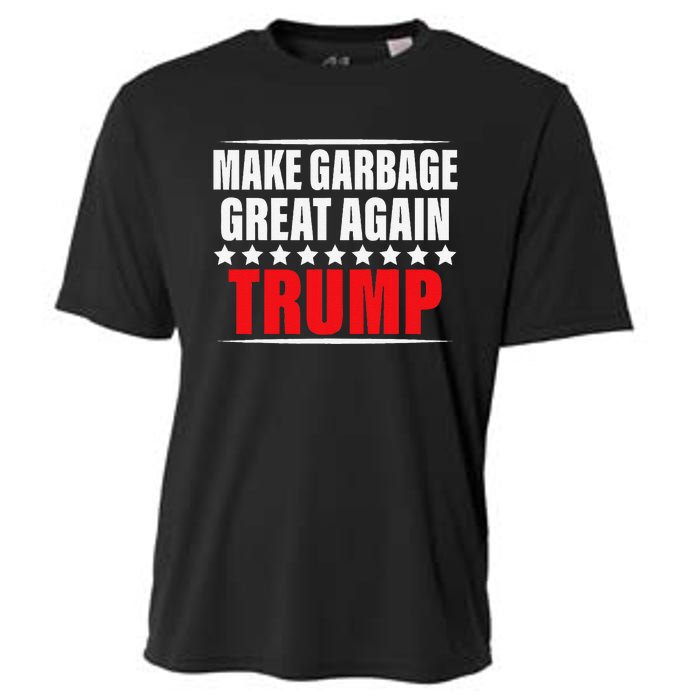 Funny Pro Trump Make Garbage Great Again Gift Cooling Performance Crew T-Shirt