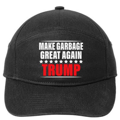 Funny Pro Trump Make Garbage Great Again Gift 7-Panel Snapback Hat