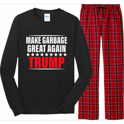 Funny Pro Trump Make Garbage Great Again Gift Long Sleeve Pajama Set