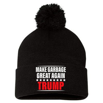 Funny Pro Trump Make Garbage Great Again Gift Pom Pom 12in Knit Beanie