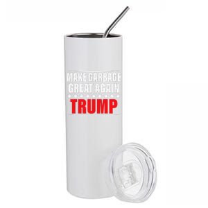 Funny Pro Trump Make Garbage Great Again Gift Stainless Steel Tumbler