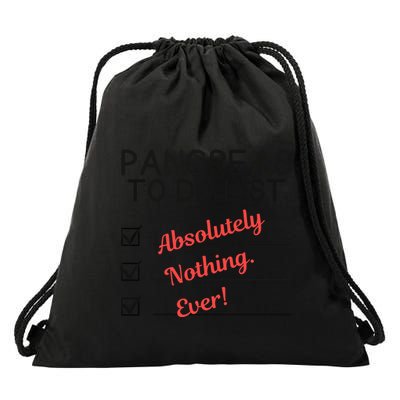 Funny Pancreas To Do List Pancreas Support Drawstring Bag