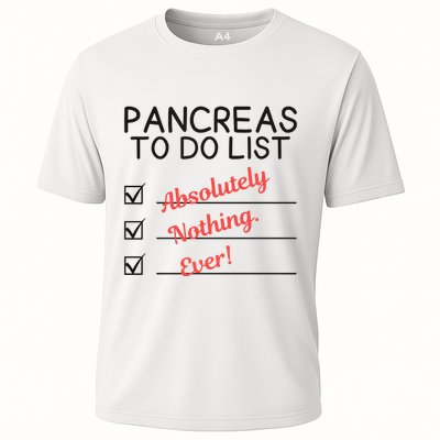 Funny Pancreas To Do List Pancreas Support Cooling Performance Crew T-Shirt
