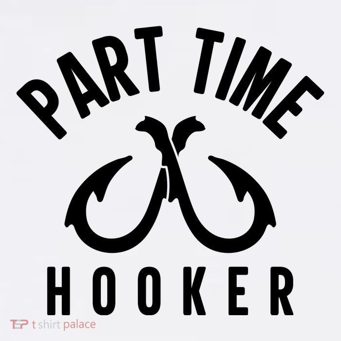 For: Part Time Hooker Fishing Funny 11oz C Handle Ceramic Mug