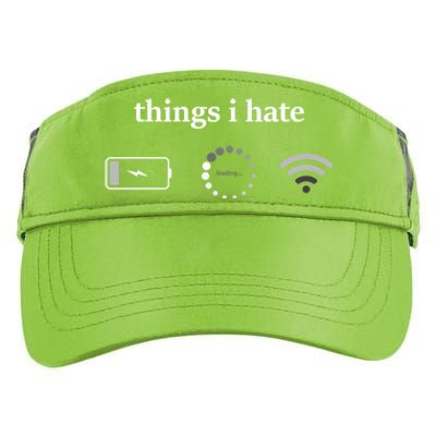 Funny Programmer Things I Hate Gamer Gift Adult Drive Performance Visor