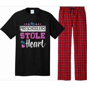 Funny Preschool Teacher Valentine's Day Gift Pajama Set