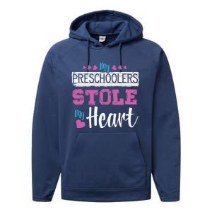 Funny Preschool Teacher Valentine's Day Gift Performance Fleece Hoodie