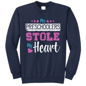 Funny Preschool Teacher Valentine's Day Gift Sweatshirt