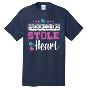 Funny Preschool Teacher Valentine's Day Gift Tall T-Shirt