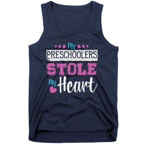 Funny Preschool Teacher Valentine's Day Gift Tank Top