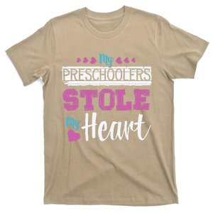 Funny Preschool Teacher Valentine's Day Gift T-Shirt