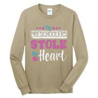 Funny Preschool Teacher Valentine's Day Gift Tall Long Sleeve T-Shirt