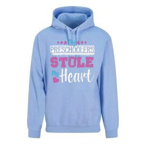 Funny Preschool Teacher Valentine's Day Gift Unisex Surf Hoodie