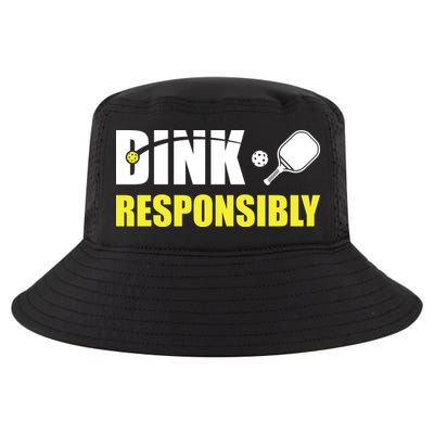 Funny Pickleball Team Clothing Dink Responsibly Cool Comfort Performance Bucket Hat