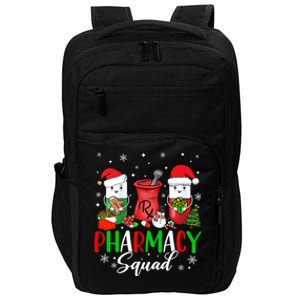 Funny Pharmacy Tech Squad Christmas Matching Holiday Pajama Cute Gift Impact Tech Backpack