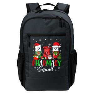 Funny Pharmacy Tech Squad Christmas Matching Holiday Pajama Cute Gift Daily Commute Backpack