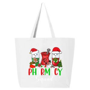 Funny Pharmacy Tech Squad Christmas Matching Holiday Pajama Cute Gift 25L Jumbo Tote