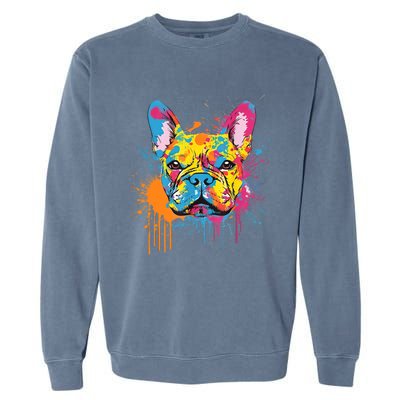 Frenchie Proud To Be A Frenchie Lover Dog Pet Garment-Dyed Sweatshirt