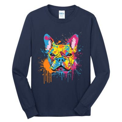 Frenchie Proud To Be A Frenchie Lover Dog Pet Tall Long Sleeve T-Shirt