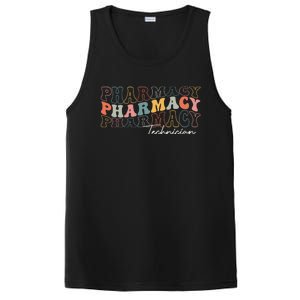 Funny Pharmacy Technician Pharmacy Squad Retro Groovy Gift PosiCharge Competitor Tank