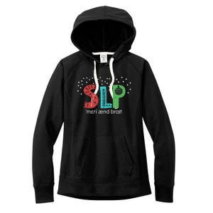 Funny Phonetic Transcription Christmas Slp Speech Therapist Gift Women's Fleece Hoodie