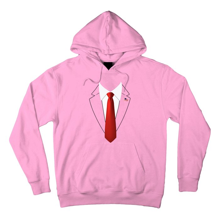 Funny President Trump Suit Lazy Halloween Hoodie