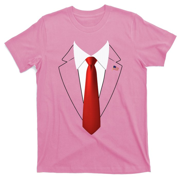 Funny President Trump Suit Lazy Halloween T-Shirt